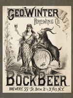 Bock Beer Brewing Company Fine Art Print