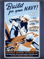 Build for your Navy! Fine Art Print