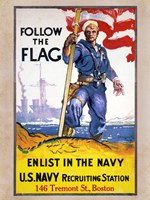 Follow the Flag Fine Art Print
