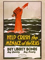 Help Crush the Menace of the Seas Fine Art Print