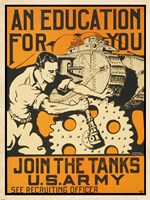 Join the Tanks US Army Fine Art Print