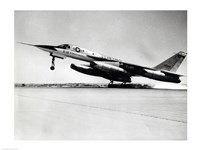 Side profile of a bomber plane taking off, B-58 Hustler Fine Art Print