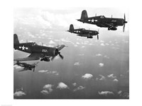 Fighter planes in flight, US Marine Corps Fine Art Print