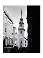 Low angle view of a clock tower, Boston, Massachusetts, USA Fine Art Print