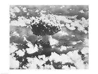 High angle view of an atomic bomb explosion, Bikini Atoll, Marshall Islands, July 25, 1946, 1946 - various sizes