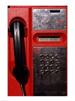 Close-up of a pay phone Fine Art Print