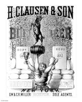 Clausen and Son Bock Beer Fine Art Print