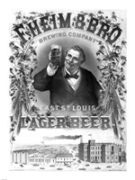 F. Heim and Bros Lager Fine Art Print