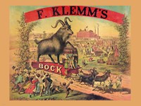 F. Klems Bock Beer Fine Art Print