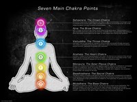 Seven Main Chakra Points Fine Art Print