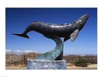 Gray Whale Statue Cabrillo National Monument California USA Fine Art Print