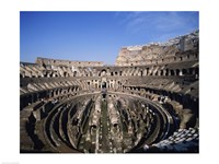 High angle view of a coliseum, Colosseum, Rome, Italy Fine Art Print