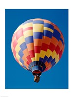 Low angle view of a hot air balloon in Albuquerque, New Mexico, USA Fine Art Print