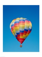 Low angle view of a hot air balloon in the sky, Albuquerque, New Mexico, USA Fine Art Print