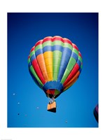 Hot Air Balloon Close Up with a Basket Fine Art Print