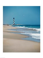 Cape Hatteras Lighthouse Cape Hatteras National Seashore North Carolina USA Prior to 1999 Relocation Fine Art Print
