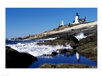 Pemaquid Point Lighthouse Pemaquid Point Maine USA Fine Art Print