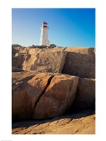 Peggy's Cove Lighthouse Peggy's Cove Nova Scotia Canada Fine Art Print