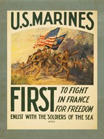 Enlist with the Soilders of the Sea Fine Art Print