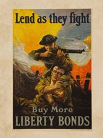 Lend as They Fight Buy More Liberty Bonds Fine Art Print