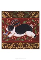 Folk Rabbit I Framed Print