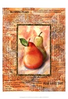 Blushing Pears Framed Print