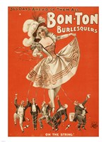 Bon-Ton Burlesquers Vertical Fine Art Print