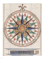 Guillaume Brouscon Compass France, 1543 Fine Art Print