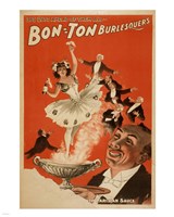 Bon-Ton Burlesquers With Server Fine Art Print