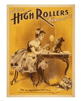 How the High Rollers Girls Do It Fine Art Print