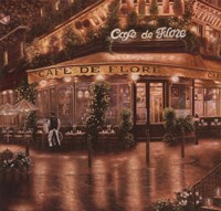 Cafe De Flore Framed Print