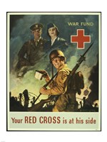 Your Red Cross is at His Side Fine Art Print