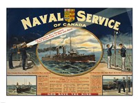 Naval Service of Canada Fine Art Print