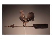 Rooster Weathervane Fine Art Print