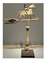 Rider on Prancing Horse Weathervane Fine Art Print