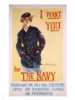 I Want You for the Navy Fine Art Print