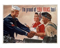 1944 Jon Whitcomb US Navy Fine Art Print