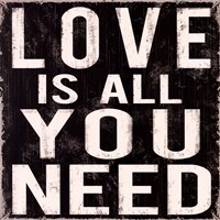 Love is All You Need by Louise Carey - 12" x 12", FulcrumGallery.com brand