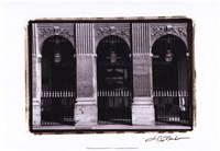 Parisian Archways III Framed Print