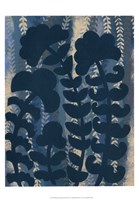 Blueberry Blossoms III Framed Print