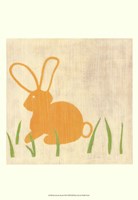 13" x 19" Rabbit Art