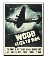 Wood Flies to War Fine Art Print