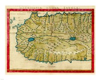 1561 Map of West Africa by Girolamo Ruscelli, 1561 - various sizes