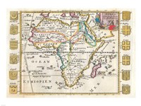 1710 De La Feuille Map of Africa Fine Art Print
