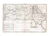 1730 Toms Map of Central Africa, 1730 - various sizes