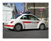VW Police Beetle Fine Art Print