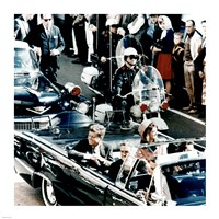 JFK Motorcade Dallas, TX Fine Art Print