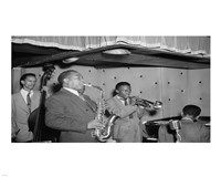 Charlie Parker, Tommy Potter, Miles Davis, Duke Jordan, Max Roach Fine Art Print