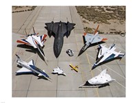 Collection of Military Aircraft Fine Art Print