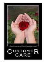Customer Care Affirmation Poster, USAF Fine Art Print
